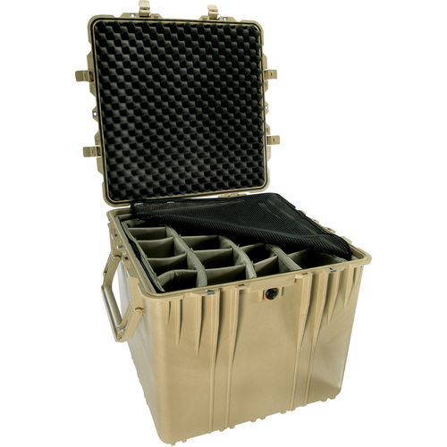 0374 Case With Padded Dividers - Desert Tan