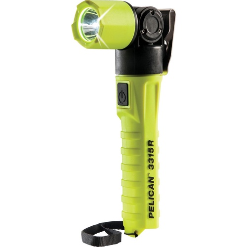 3315 Pelican Li-Ion Rechargeable Right-Angled Torch - Yellow (Gen 1)